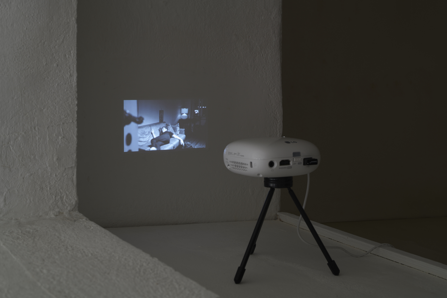 ZM-projector on shelf